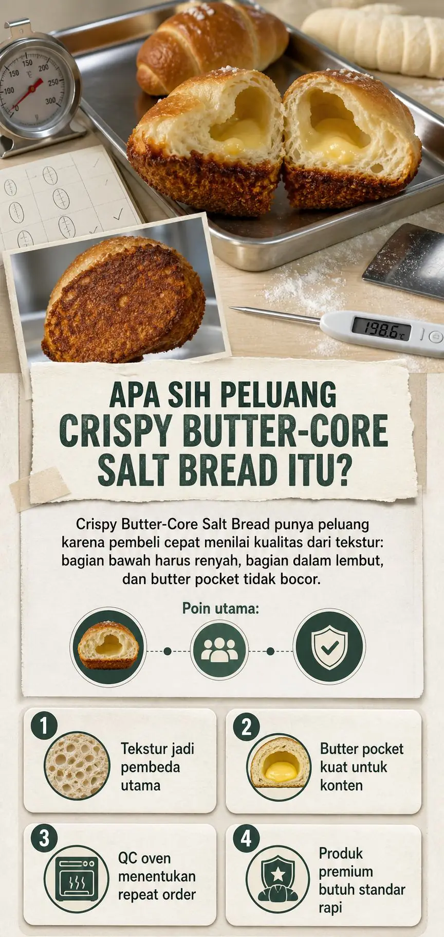 Crispy Butter-Core Salt Bread section 2