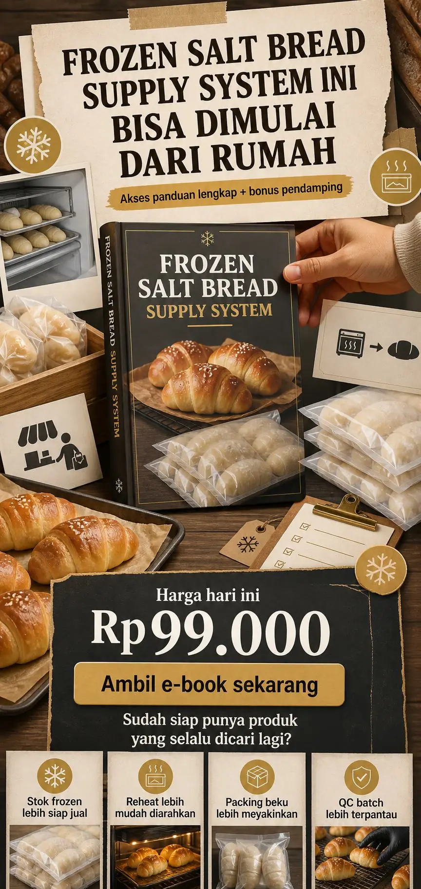 Frozen Salt Bread Supply System section 8