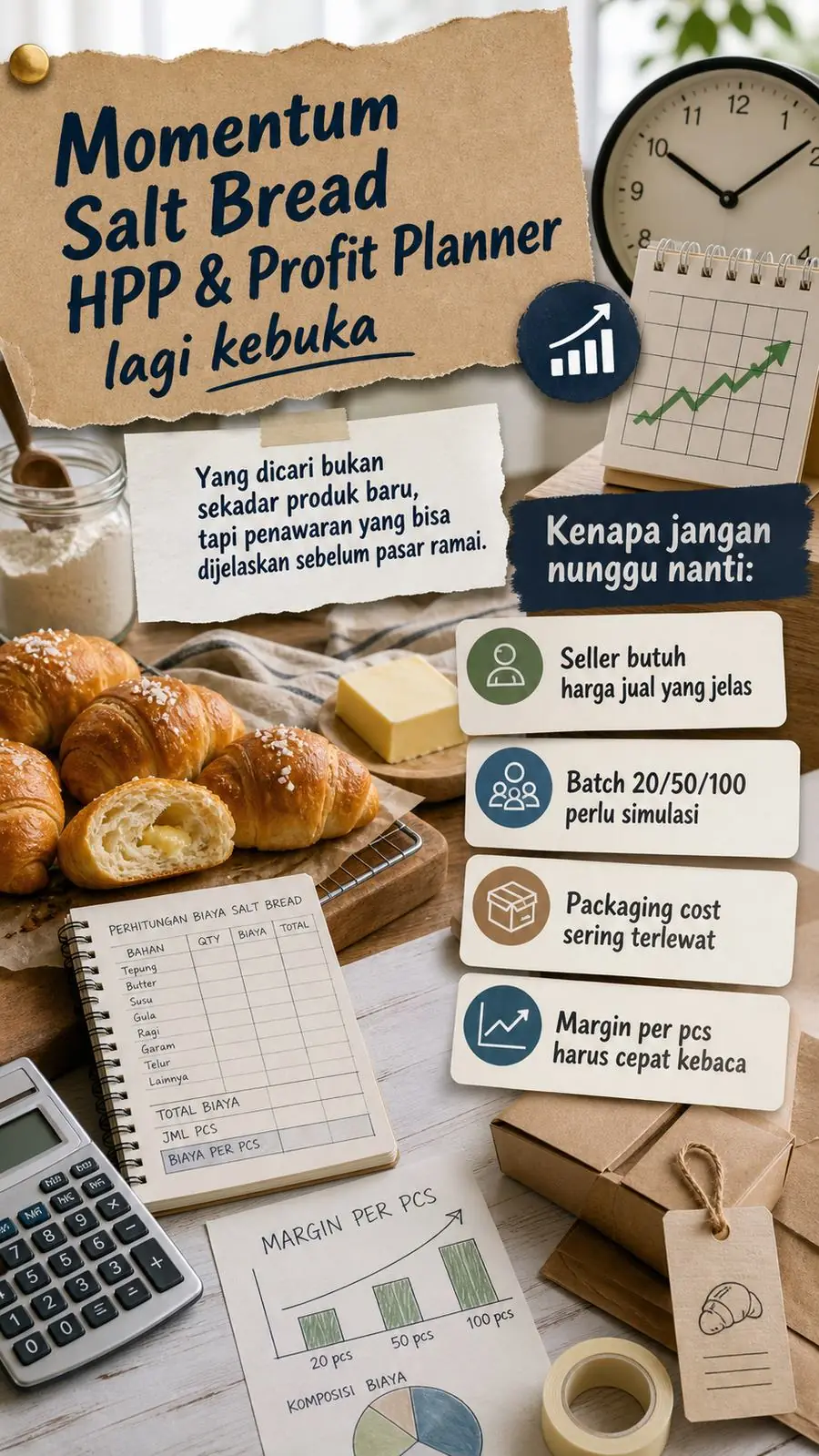 Salt Bread HPP & Profit Planner section 3