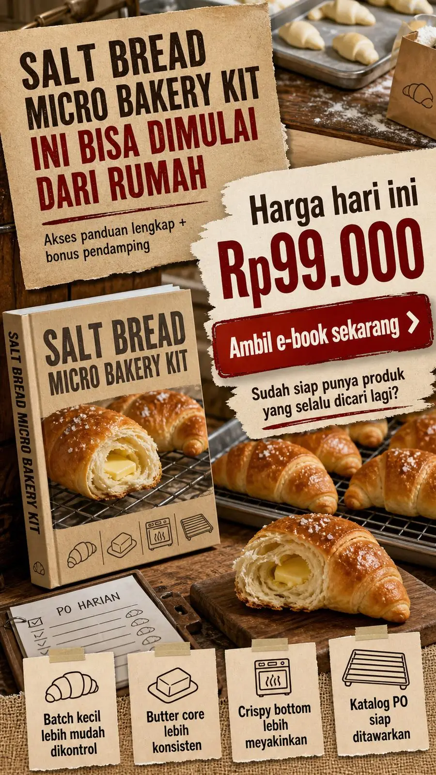 Salt Bread Micro Bakery Kit section 8
